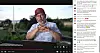 Martin Falklind sitter framför kameran under en YouTube-livesändning med kommentarsfältet synligt bredvid.